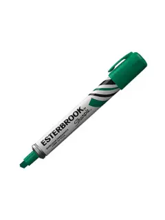 Marcador Esterbrook Permanente Grueso Verde CJ12