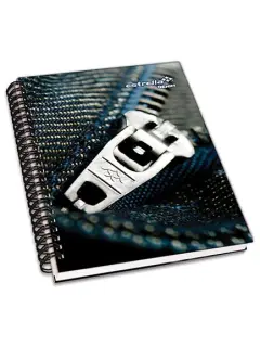 Cuaderno Mini Estrella A5 Pasta Dura Raya 180H