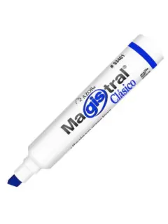 Marcador para Pizarrón Azor Magistral Clásico Azul CJ12