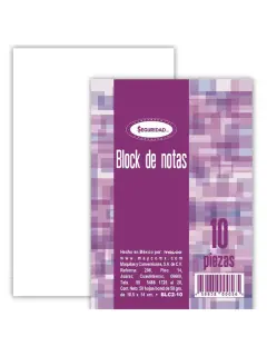 Block de apuntes Mayco Seguridad  BLC2 Tamaño 1/4 50H