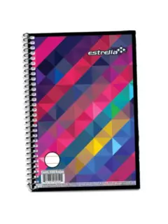 Cuaderno Mini Estrella Espiral A6 Raya 100H