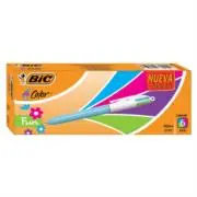 Boligrafos Bic 4 Colores Fun Medianos Fashion Surtido CJ6