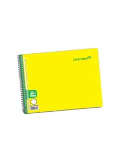 Cuaderno Estrella Italiano Espiral Doble Raya 100H