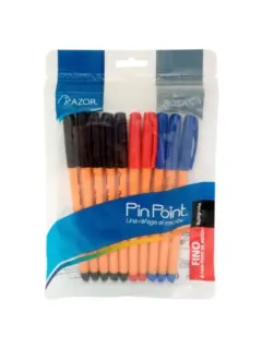 Bolígrafo Azor Pin Point Surtidos Punto Fino BL10