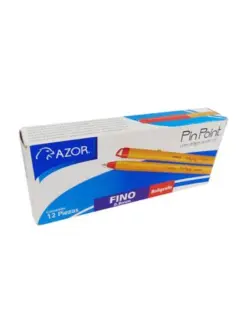 Bolígrafo Azor Pin Point  Punto Fino Color Rojo CJ12